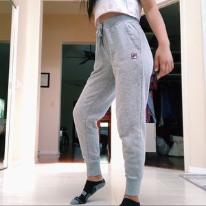 fila gray joggers